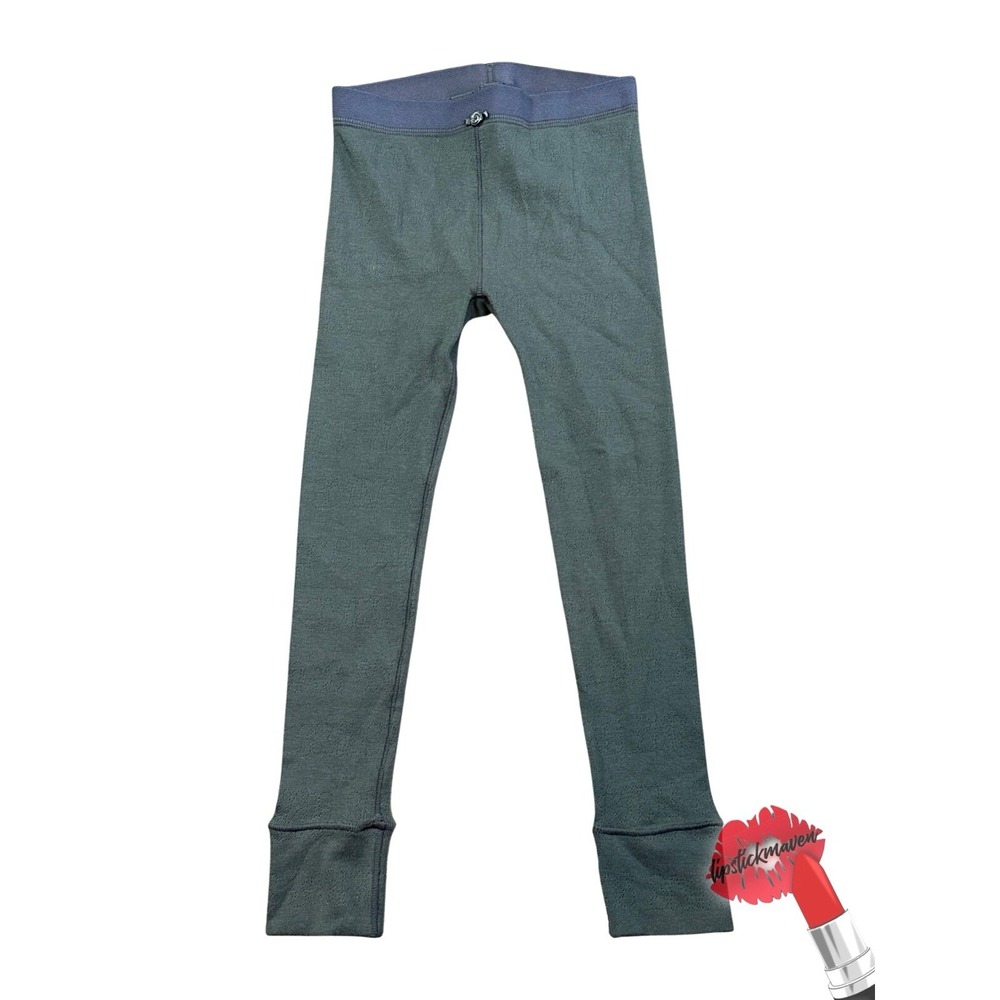 SKIMS Kids Leggings Girls 4‎ Style AP-LEG-0520 Slate Gray NWT